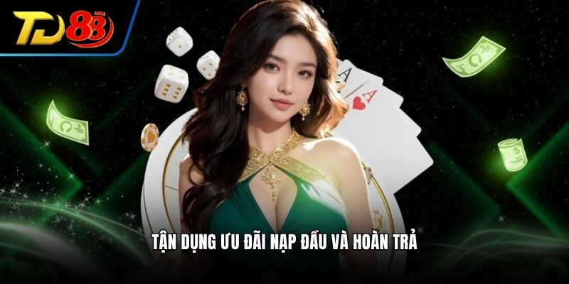 Tận dụng ưu đãi nạp đầu và hoàn trả